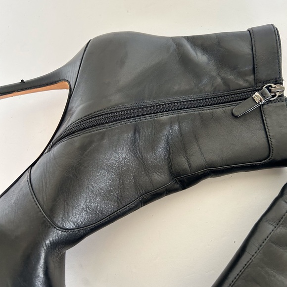 VIA SPIGA BLACK LEATHER BOOTS SIZE 8.5 - Picture 10 of 16